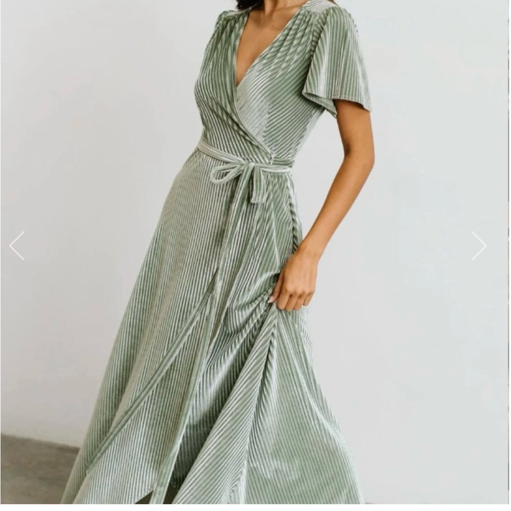 Baltic Born Andi Sage Green Maxi Dress